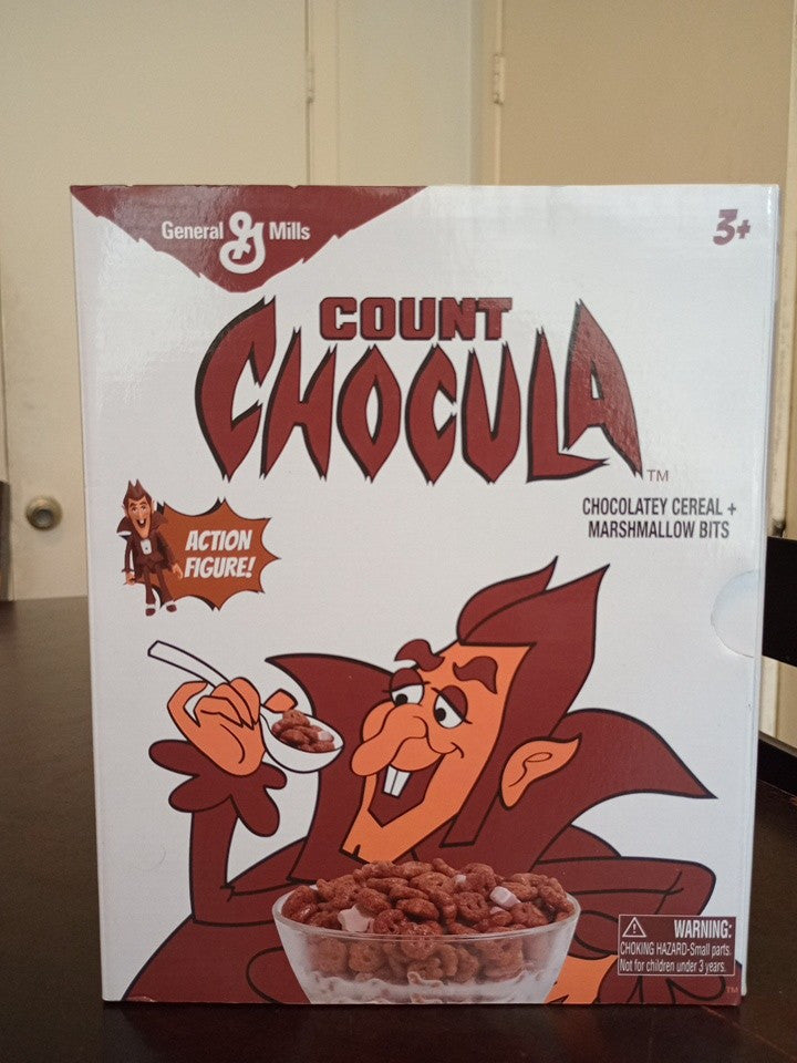 New Jada Toys General Mills Cereal Count Chocula 6" Plastic Toy Action Figure