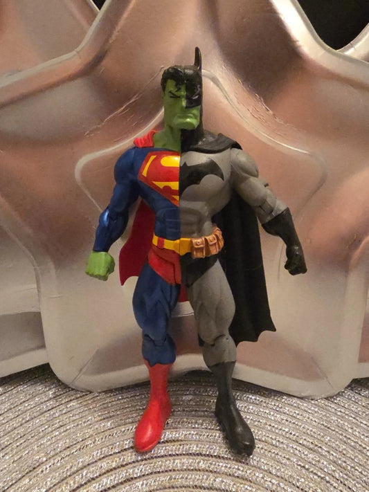 DC Comics COMPOSITE SUPERMAN Superman Half Batman action figure 6" #A10