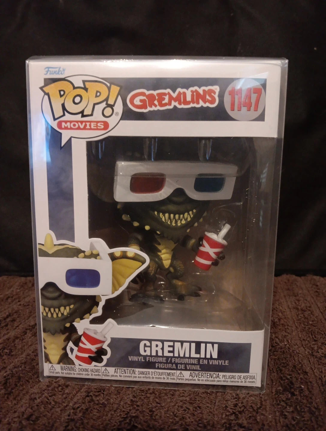 Funko POP Movies Gremlin with 3D Glasses Figure #1147 New