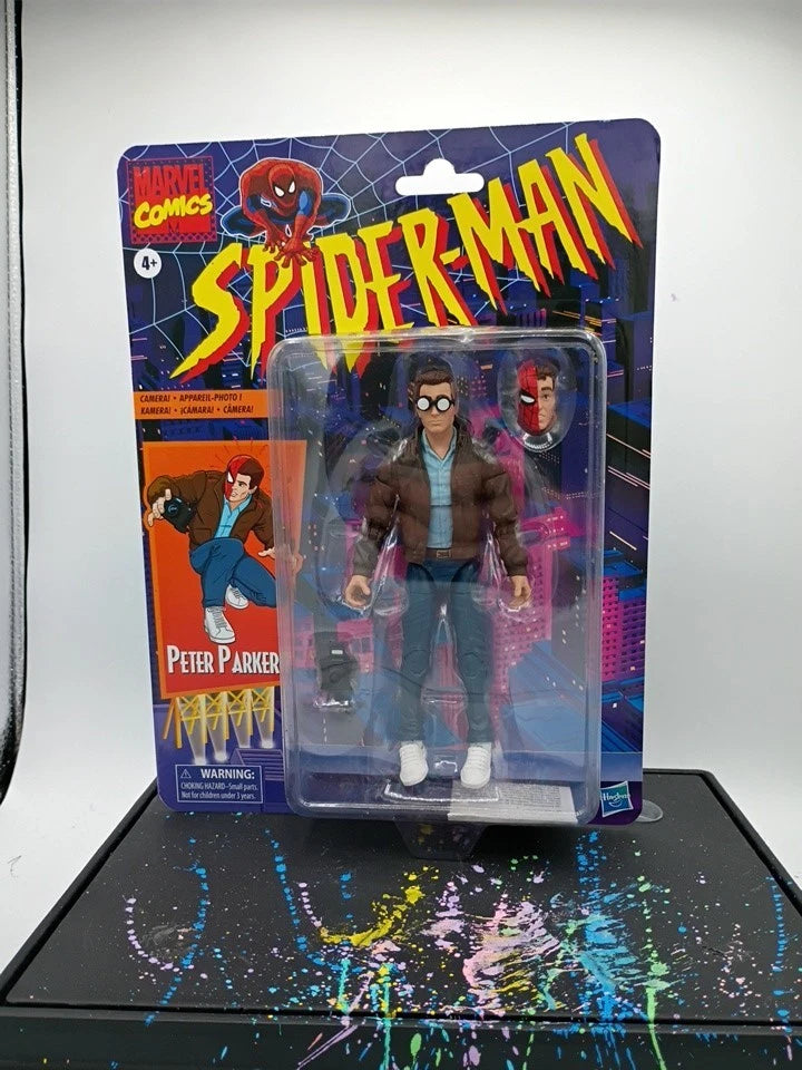 Hasbro Marvel Legends Spider-Man Retro Peter Parker 6" Action Figure