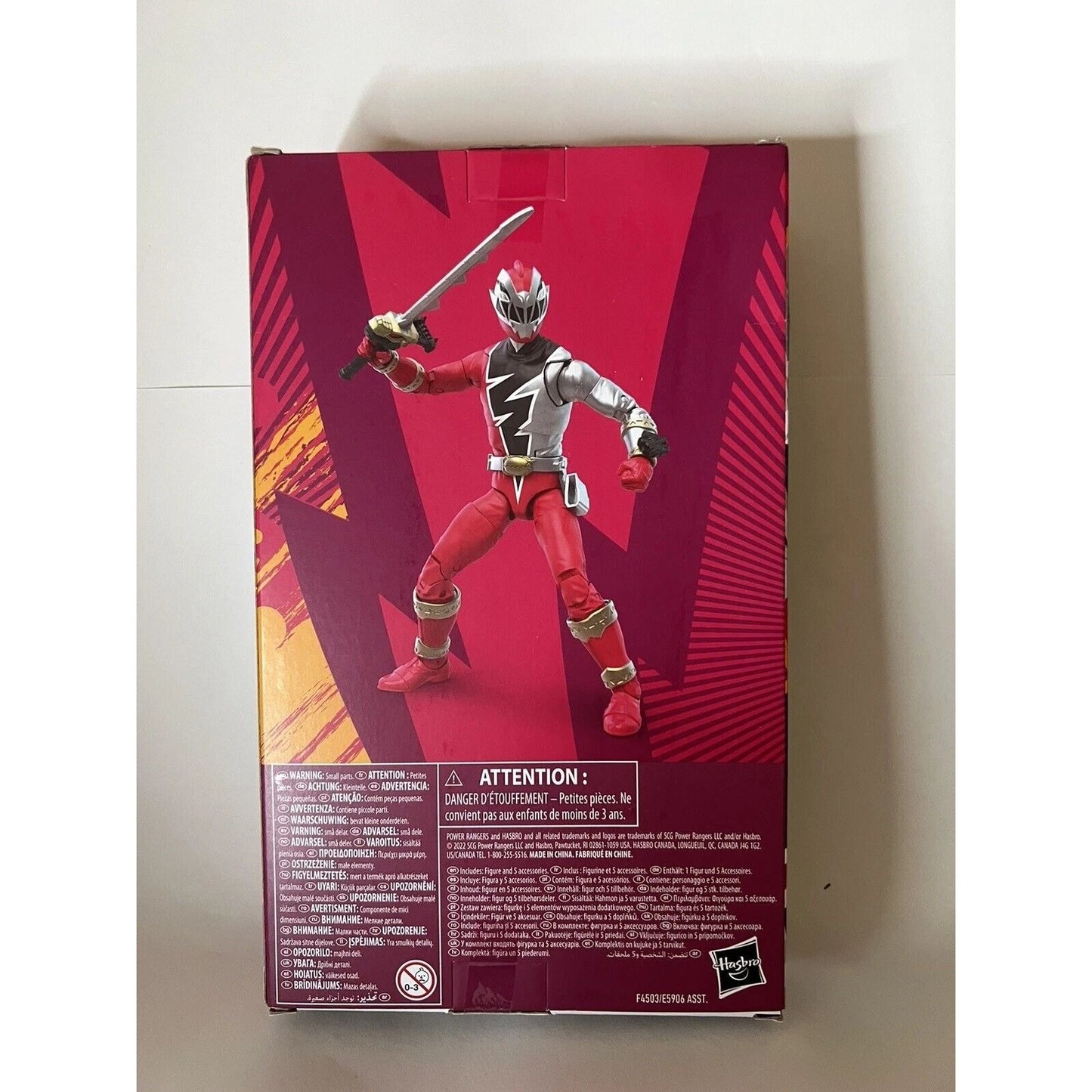 Dino Fury Red Power Rangers Lightning Collection 6" Action Figure