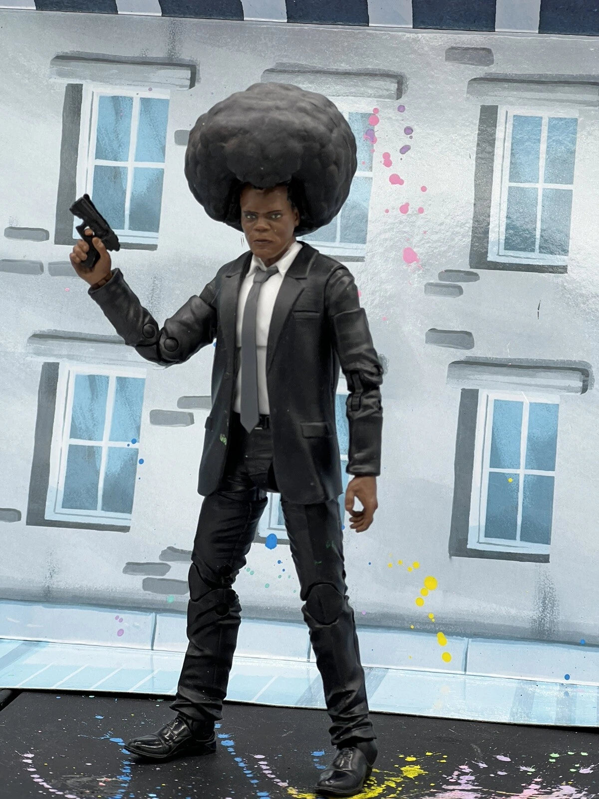 custom Nick Fury PULP FICTION Jules Winfield 2017 Samuel Jackson afro