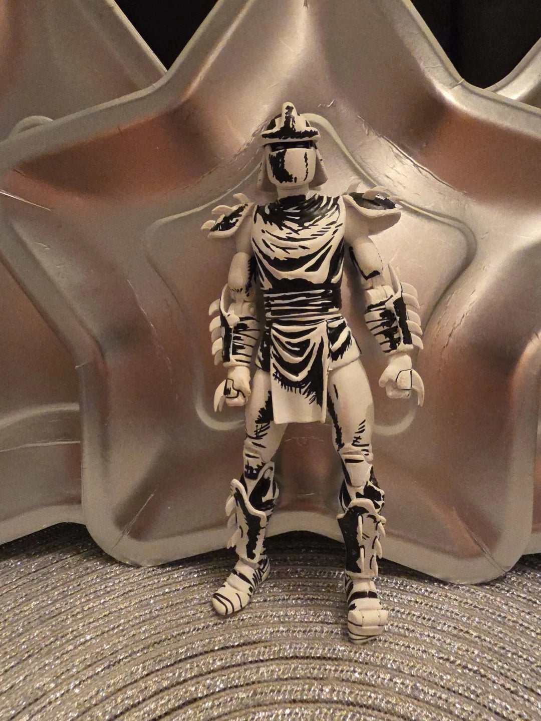 Neca TMNT Black And White Shredder Action Figure Mirage