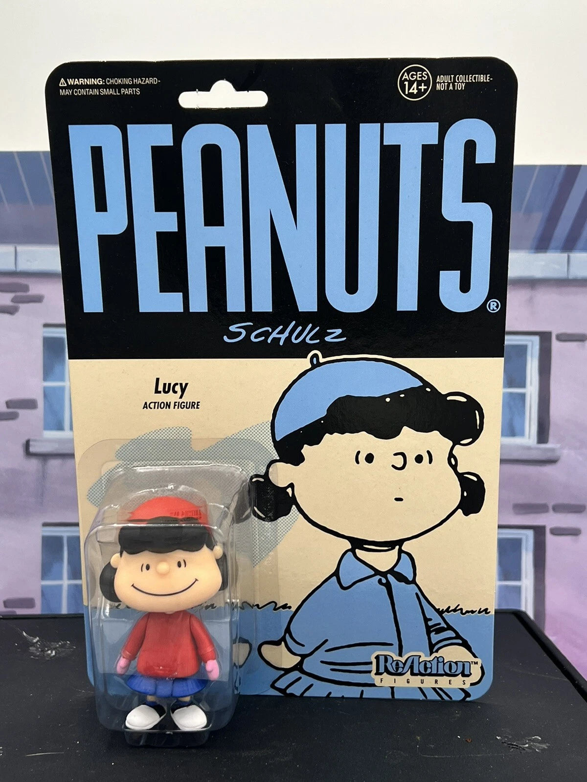 Lucy Super7 Reaction Peanuts Charles Schulz Action Figure