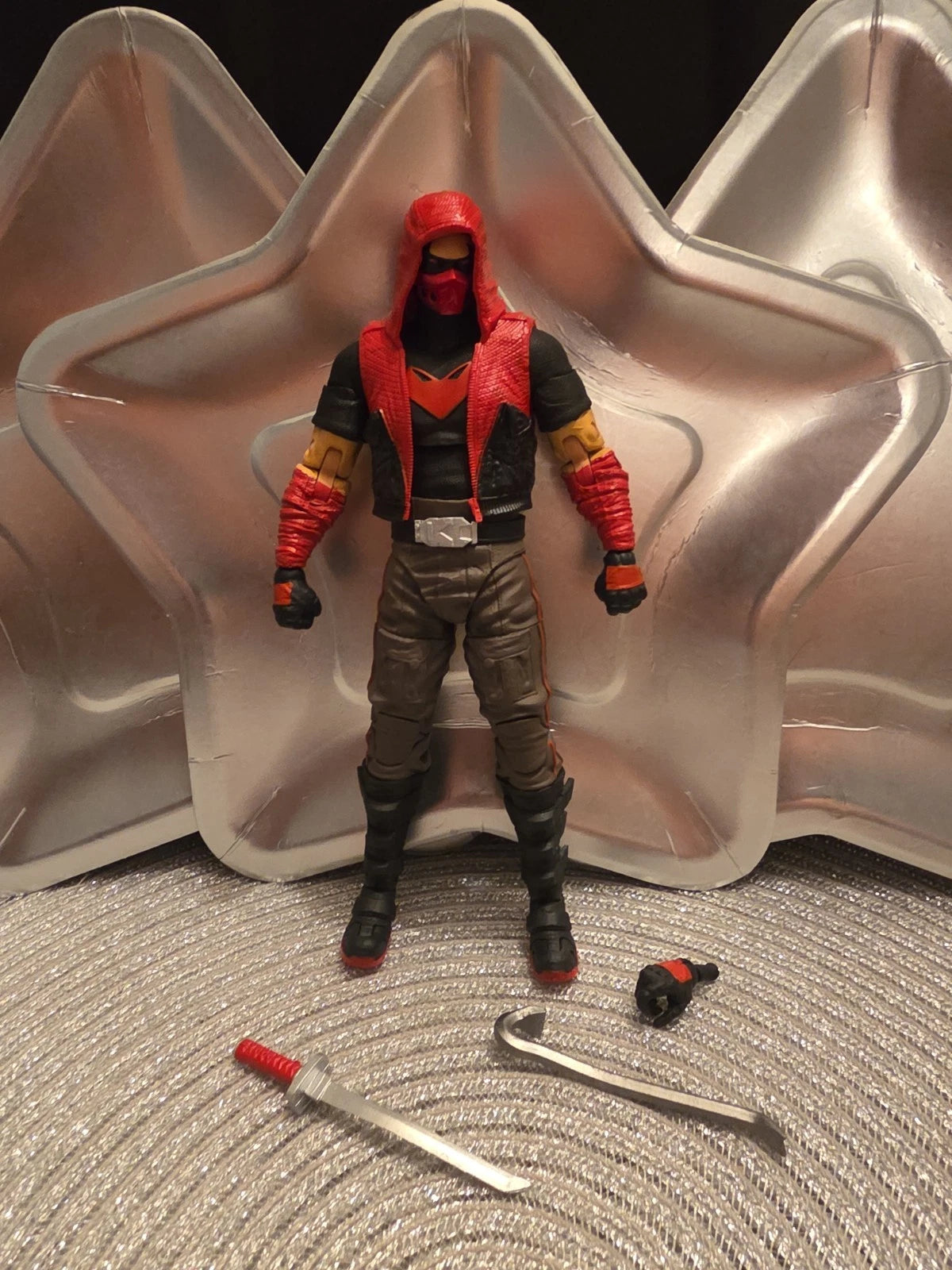 McFarlane DC Multiverse Dawn of DC Red Hood 7" Action Figure Incomplete