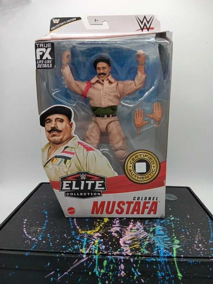 MATTEL WWE Elite Collection Colonel Mustafa Action Figure