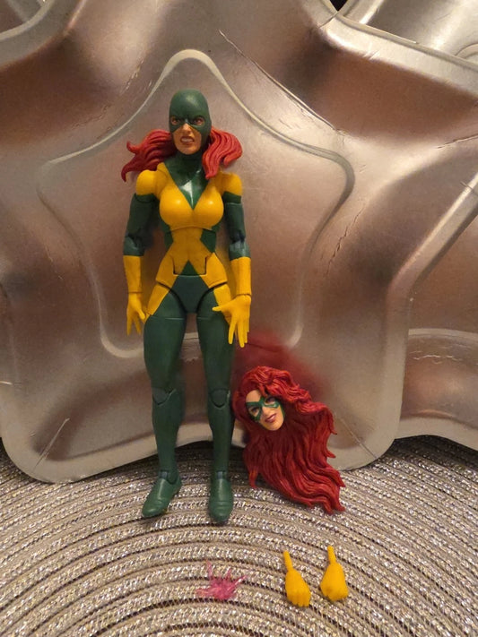 Hasbro Marvel Legends JEAN GREY X-Factor (6" 1:12) Target X-Men Retro COMPLETE