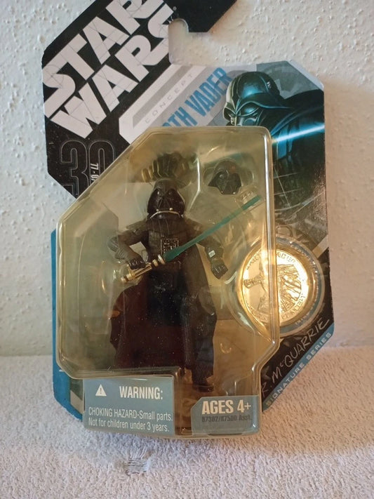 Star Wars #28 Darth Vader McQuarrie Concept Art 30TH Anniversary Figure 2007