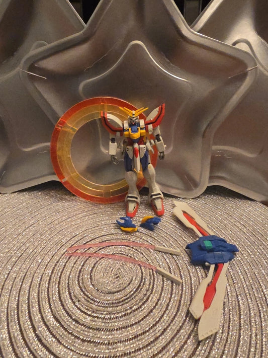 GF13-017NJII Burning/God G Gundam Mobile Fighter MSIA 4.5" Bandai Action Figure