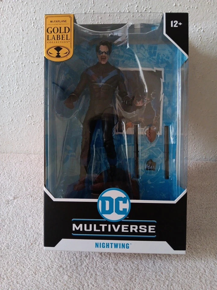 Mcfarlane DC Multiverse NIGHTWING 7" Action Figure Gold Label