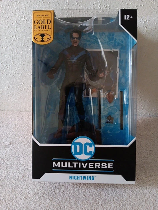 Mcfarlane DC Multiverse NIGHTWING 7" Action Figure Gold Label
