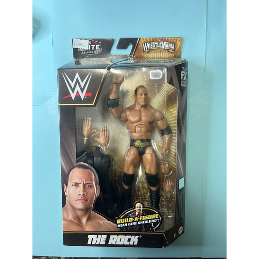 Mattel WWE Wrestlemania 39 Elite The Rock Wrestling Action Figure