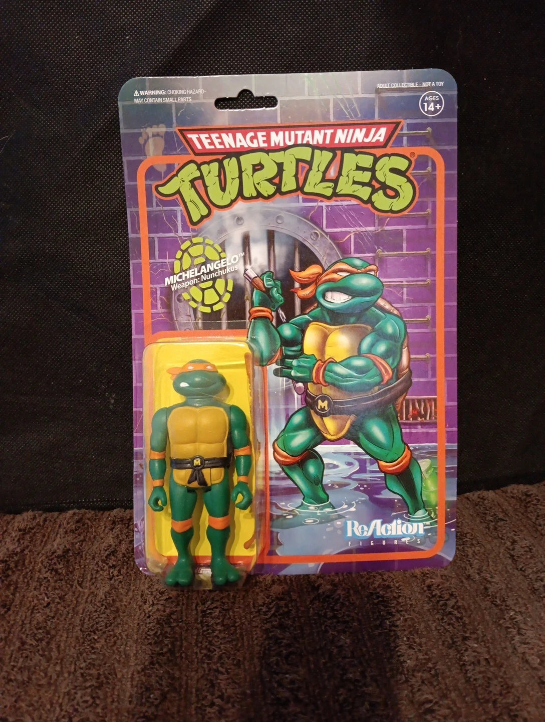 Teenage Mutant Ninja Turtles Michelangelo 3.75 in Reaction Figure