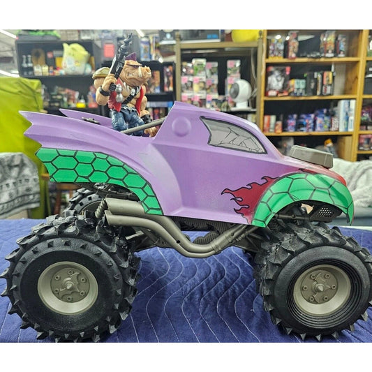 Custom Turtle Tenderizer Monster Truck w/ Playmates Bebop Cartoon Tmnt