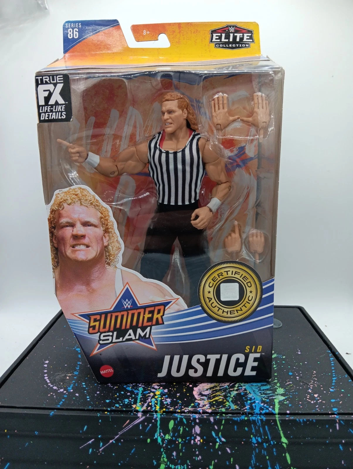 WWE Mattel Sid Justice Elite Wrestling Figure Series 86 Summerslam