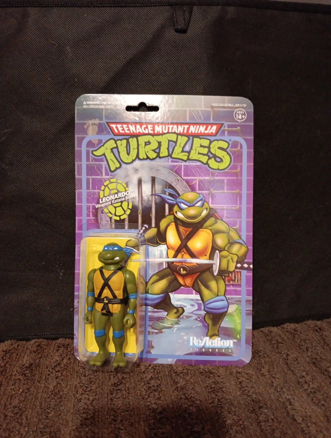 Teenage Mutant Ninja Turtles Leonardo 3.75 in Reaction Figure