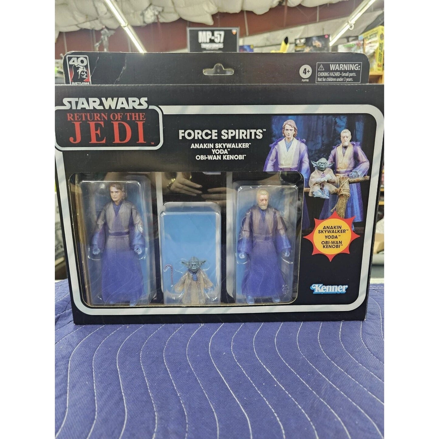 STAR WARS BLACK SERIES ROTJ: FORCE SPIRITS Anakin Yoda Obi-Wan (NEW) DISNEY