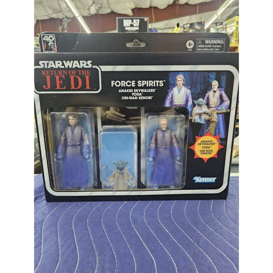 STAR WARS BLACK SERIES ROTJ: FORCE SPIRITS Anakin Yoda Obi-Wan (NEW) DISNEY