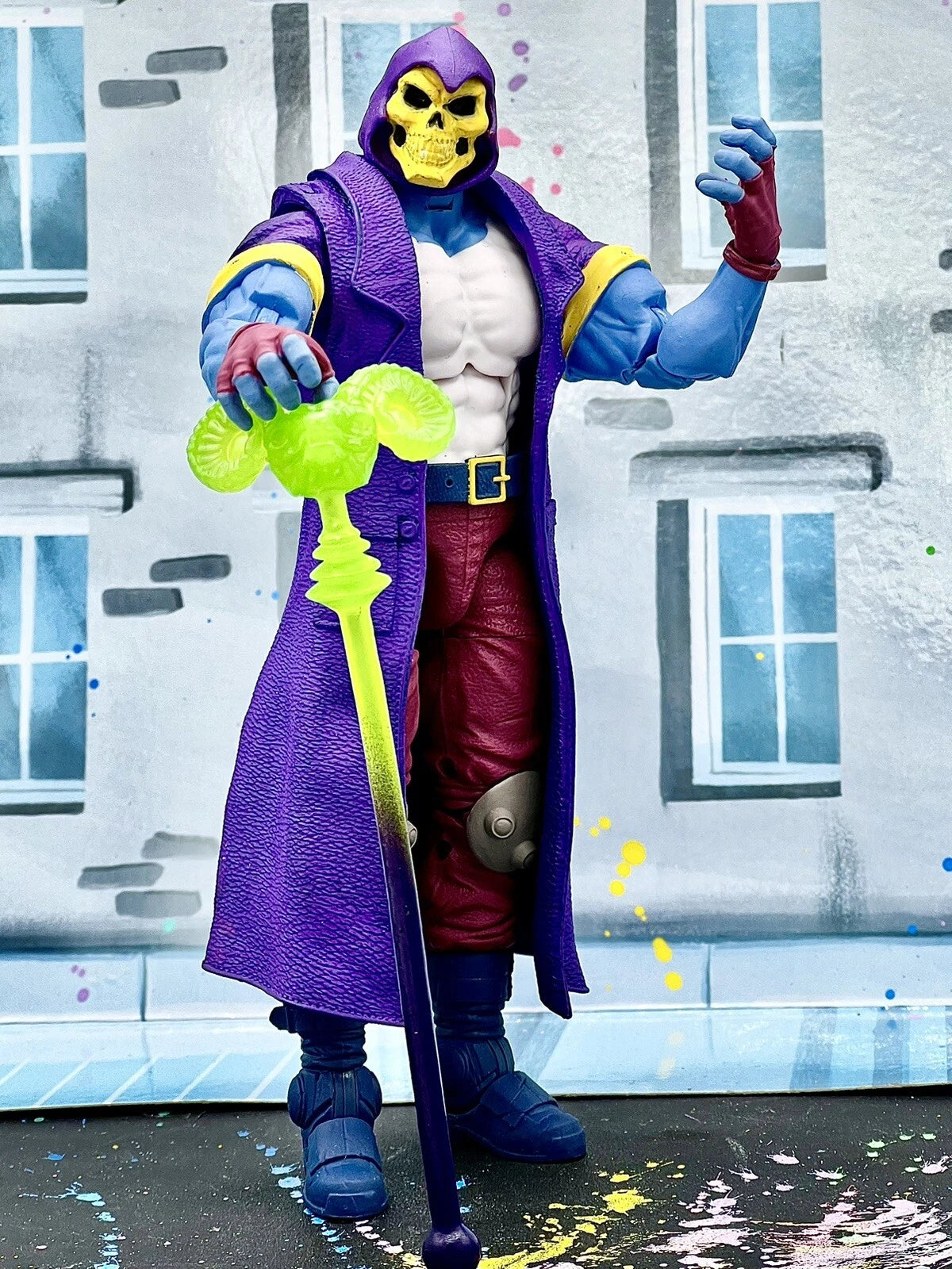 Custom Pimp Daddy Skeletor Motu classics Ultimates Masterverse Revelations