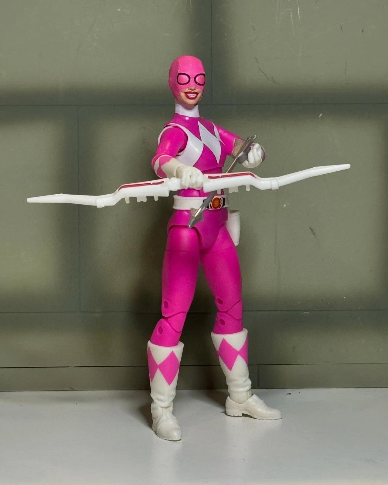 Custom Power Pools Power Rangers Lightning Mighty Morphin Blue Ranger Deadpool