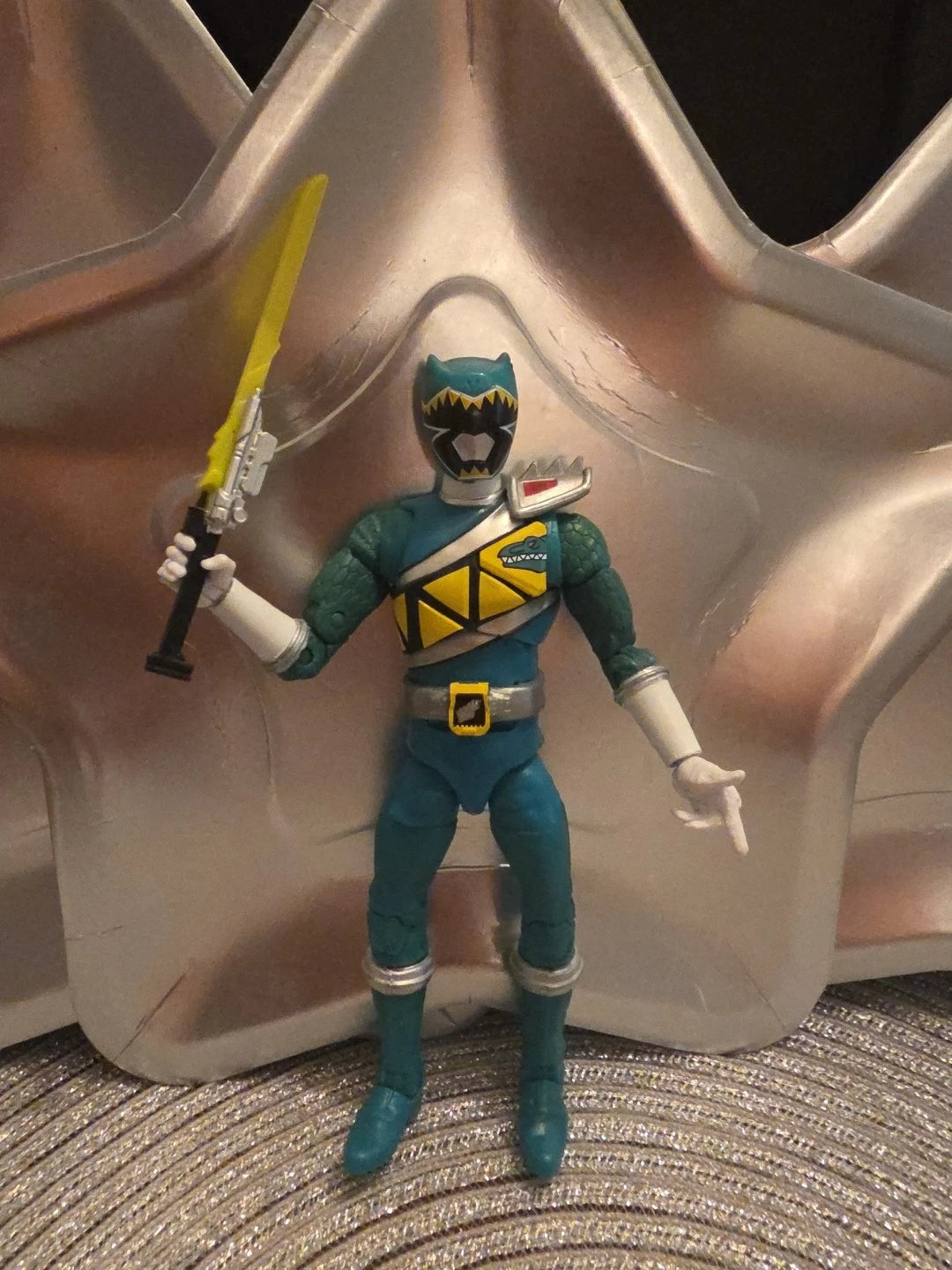Power Rangers Lightning Collection Dino Charge Green Ranger 6" Figure Hasbro JDF
