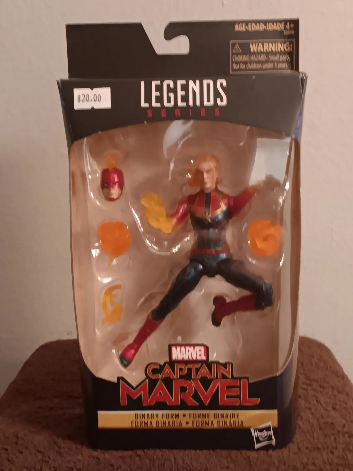 Captain Marvel Legends Series Action Figure Binary Form Hasbro