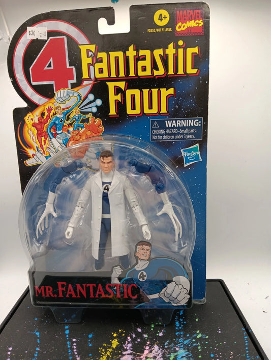 Hasbro Marvel Legends Retro Fantastic Four Mr. Fantastic Action Figure