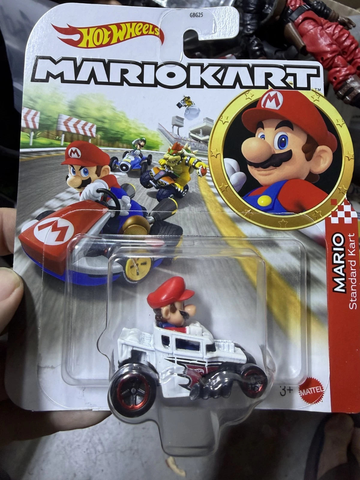 Custom hot wheel Bone Shaker Mario Kart Cart