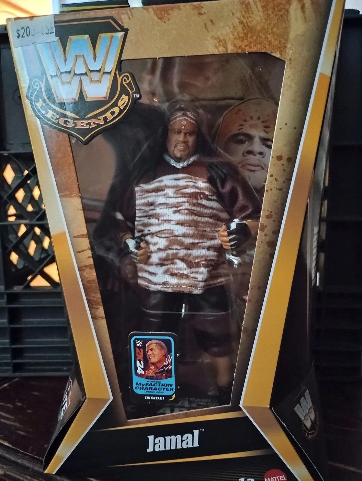 WWE Legends Elite Collection Series 23 JAMAL 6” Wrestling Action Figure NEW!