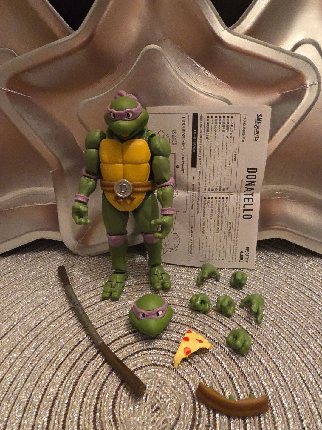 Bandai SH Figuarts Teenage Mutant Ninja Turtles Donatello 6" Figure