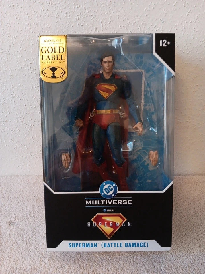 McFarlane DC Multiverse Superman Movie 2025 Battle Damage Gold Label TARGET