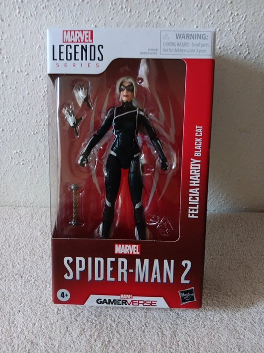 MARVEL LEGENDS BLACK CAT FELICIA HARDY SPIDERMAN 2 GAMERVERSE FIGURE