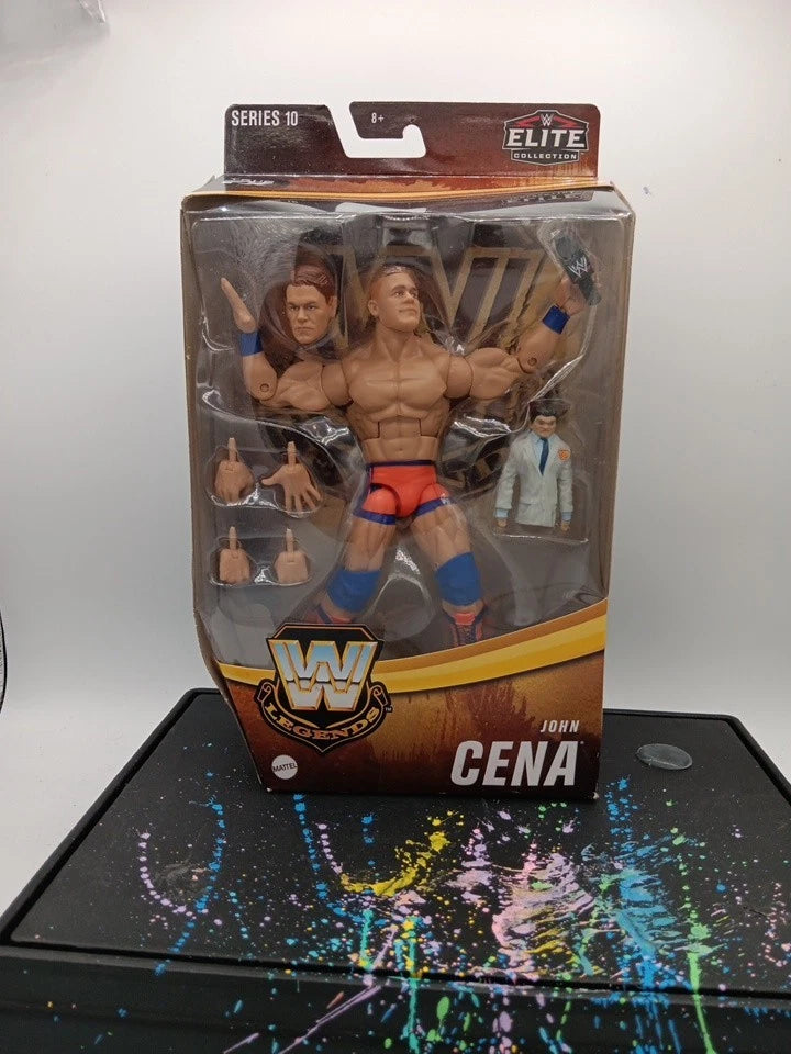 WWE John Cena Elite Legends Series 10 Action Figure Firefly Fun House Puppet