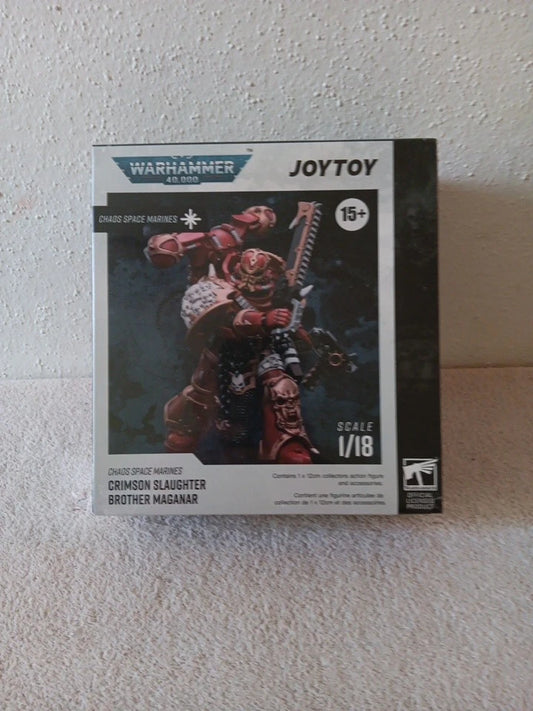 JoyToy Chaos Space Marines Crimson Slaughter Brother Maganar Warhammer Figure