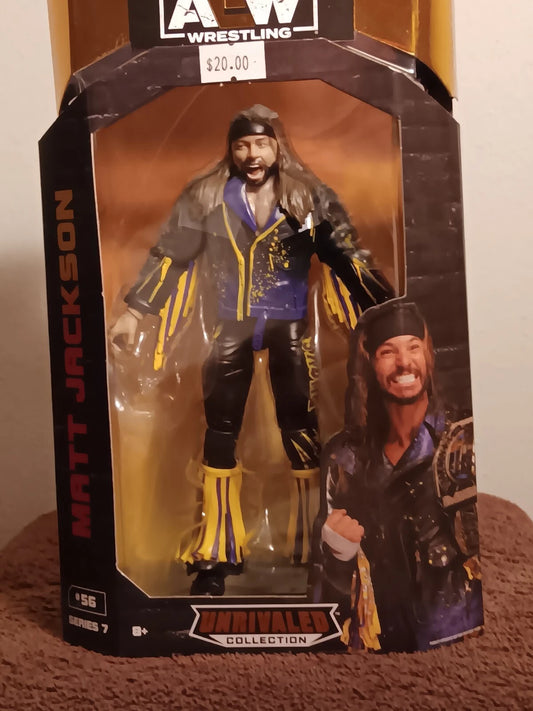 AEW All Elite Wrestling Unrivaled Collection Series 7 Matt Jackson #56 🐶