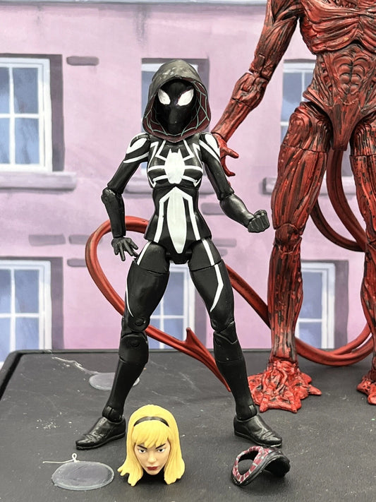 Custom Venomized Spider-Gwen Stacy Marvel Legends Absorbing Man Spider verse