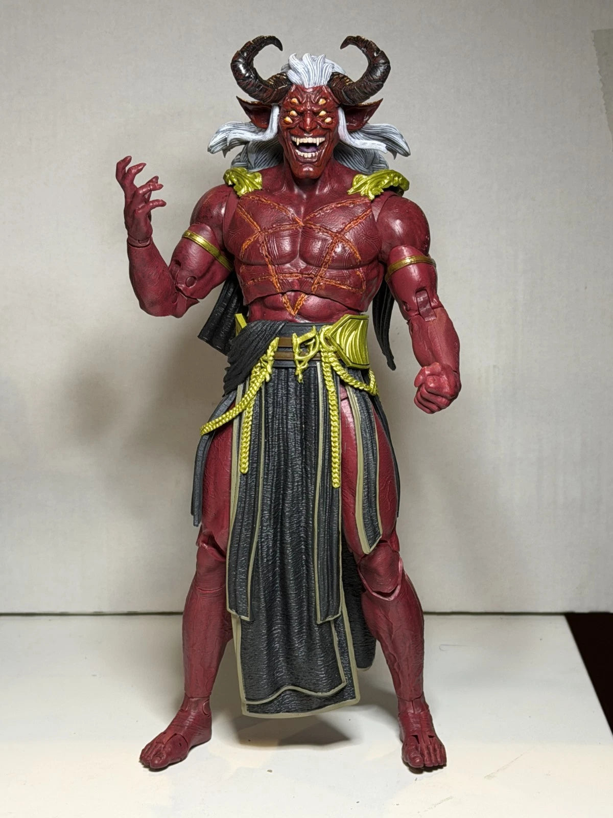 Custom Trigon McFarlane DC Comic Multiverse Teen Titans Action Figure Sabbac