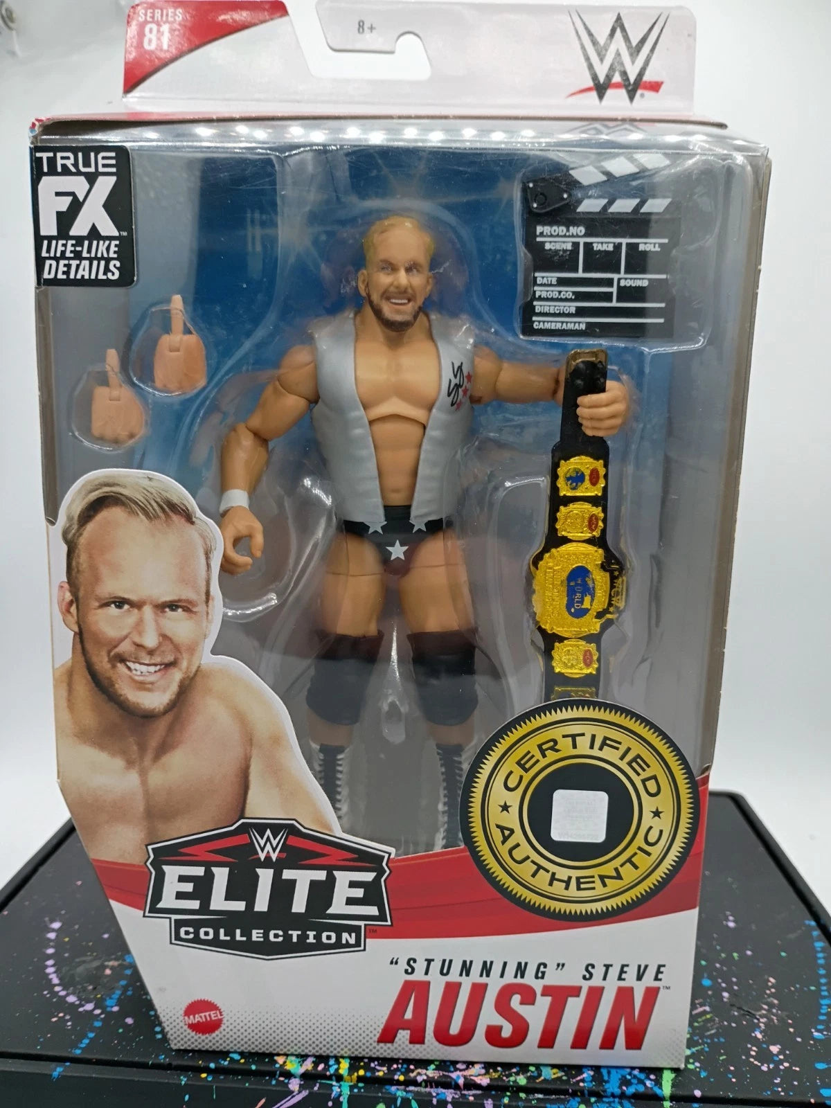 WWE Elite Collection Stunning Steve Austin Series 81 Action Figure Mattel