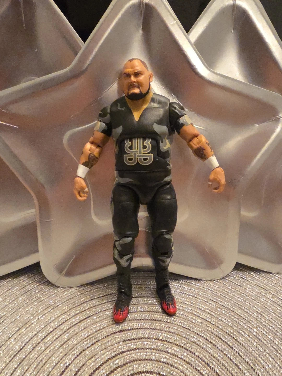 WWE Wrestling Mattel Elite Legends Series 11 Bam Bam Bigelow Figure ECW
