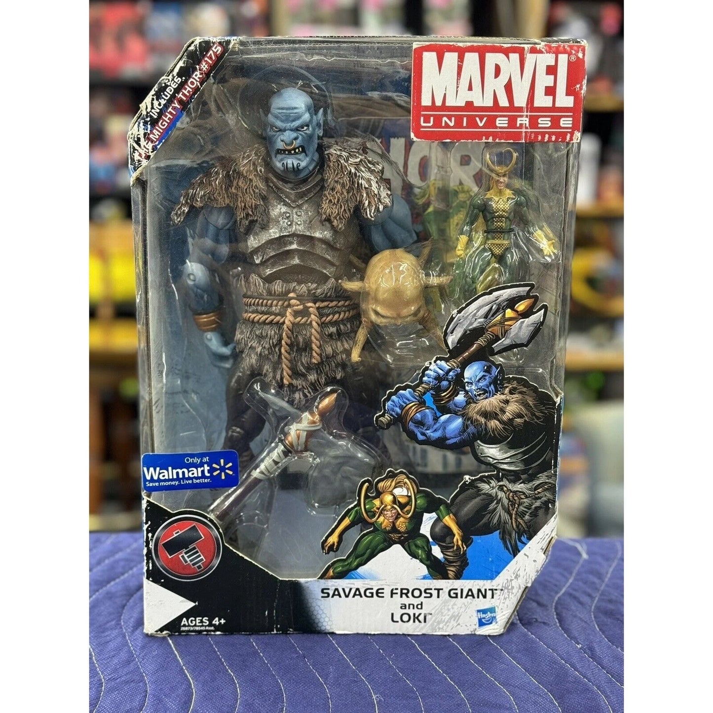 Marvel Universe 3.75” Series Savage Frost Giant & Loki New Walmart Exclusive