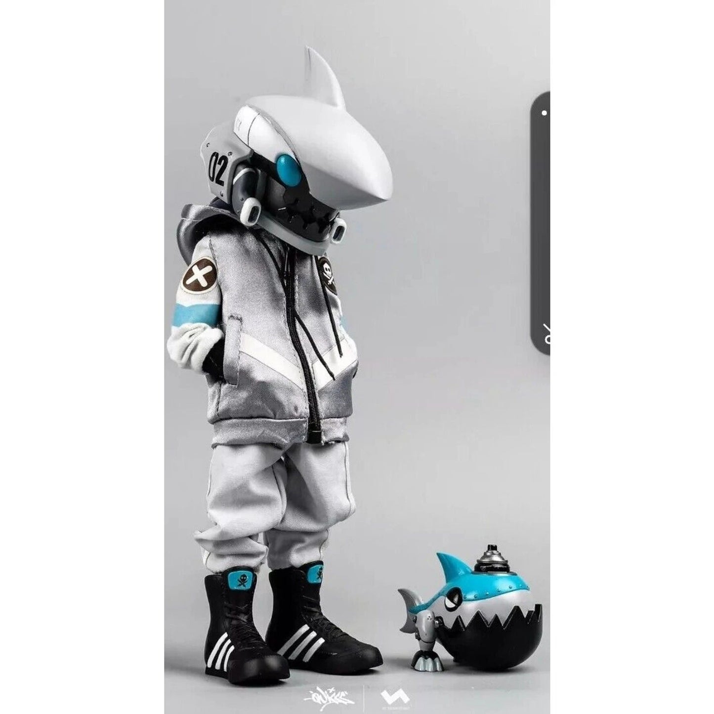 Sharko & Remi Jt Studio X Quiccs White Grey Ghost Colorway