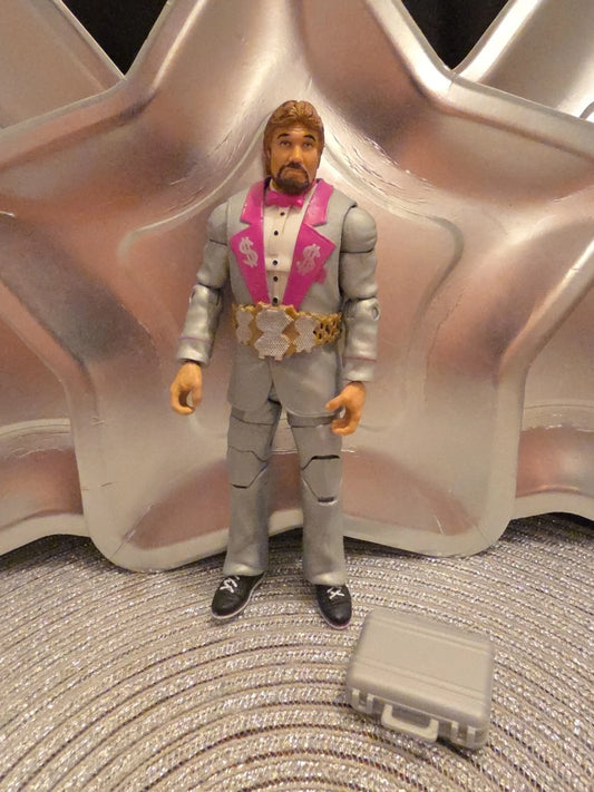 WWE Million Dollar Man Ted Dibiase Chase Silver Legends Mattel Elite Series 9