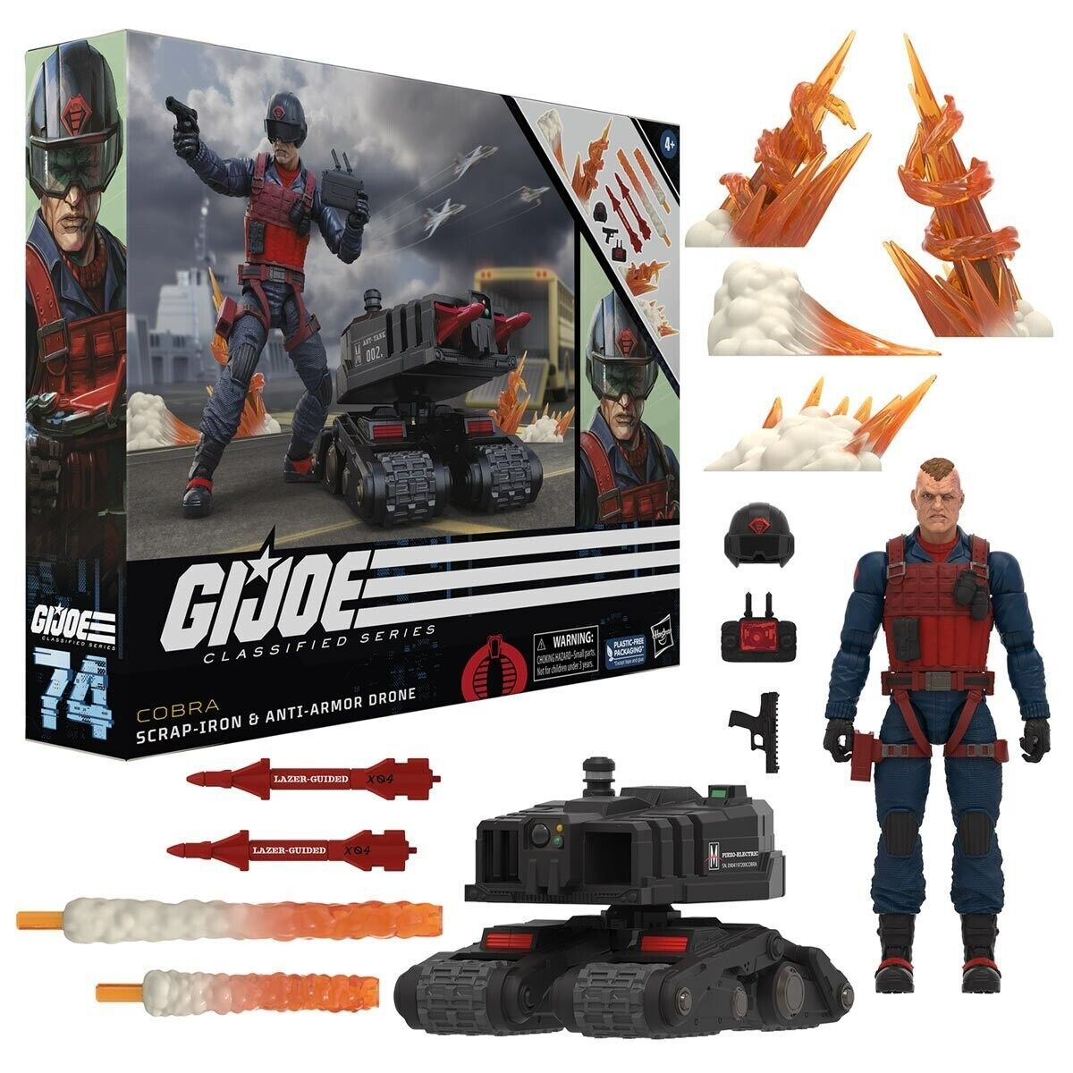 Hasbro G.I. Joe Classified Series Scrap-Iron & Anti-Armor Drone