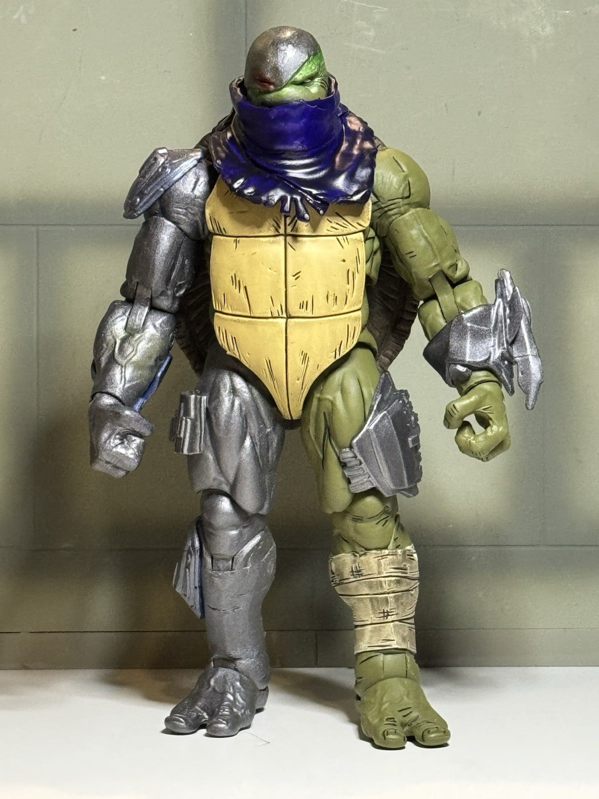 Custom Evil Donatello NECA TMNT Last Ronin Lost Years MetalHead Comic