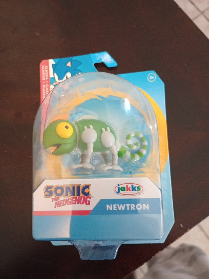 Jakks Sonic the Hedgehog NEWTRON 2.5" Mini Chameleon Action Figure