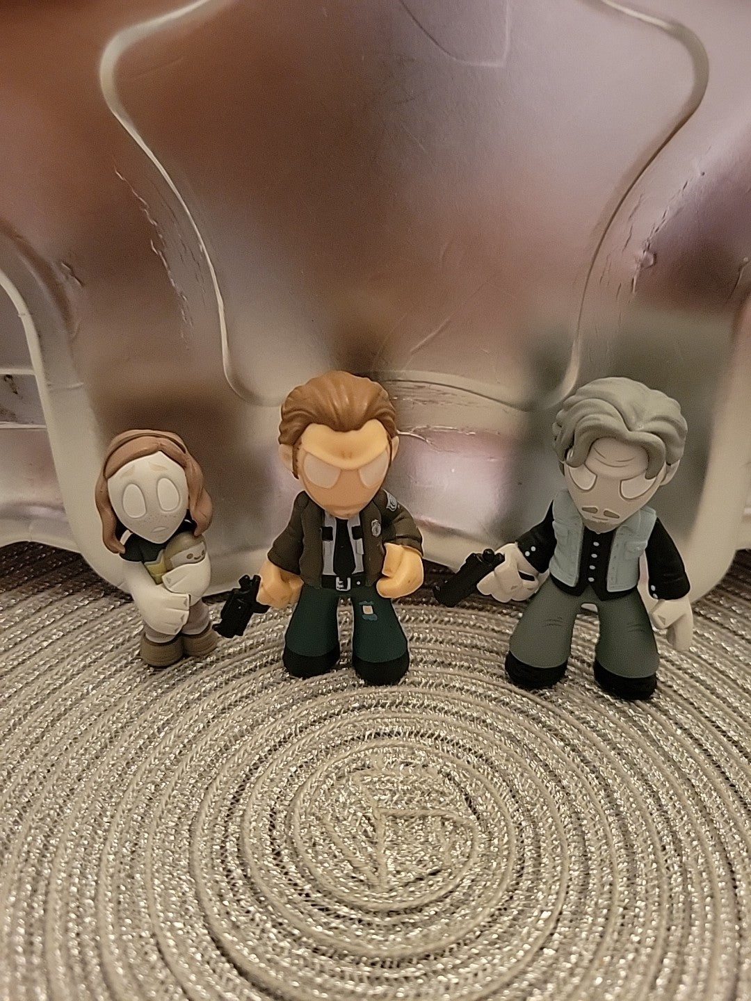 Lot of 3 Funko Mystery Mini The Walking Dead Walker Rick Grimes