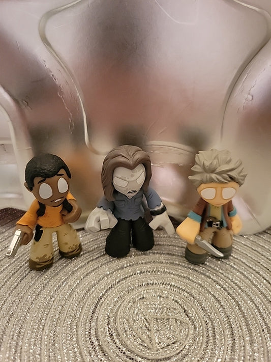 Lot of 3 Funko Mystery Mini The Walking Dead Walker Carol