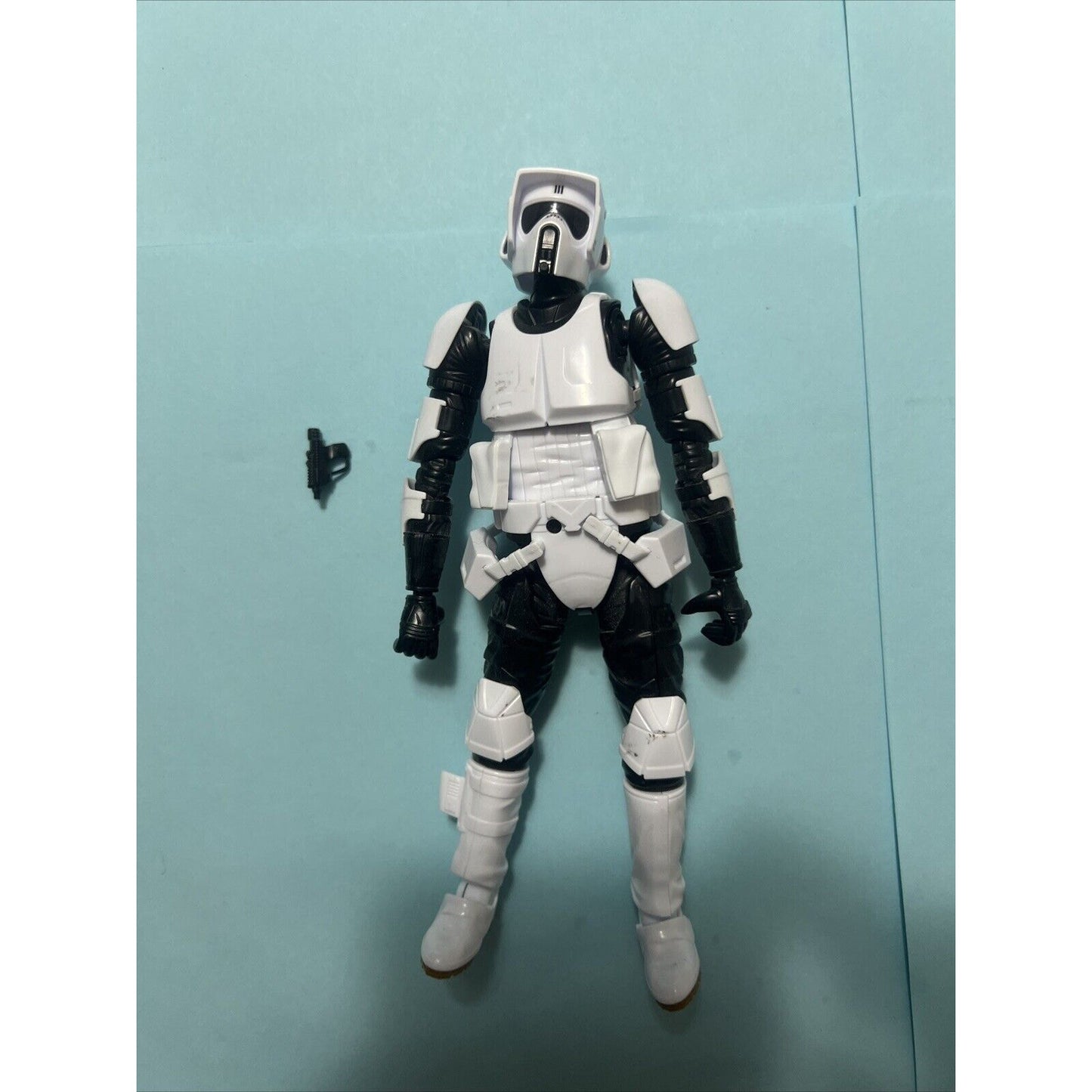 Vtg Star Wars Biker Scout Trooper Complete Action Figure 1984 Taiwan Kenner