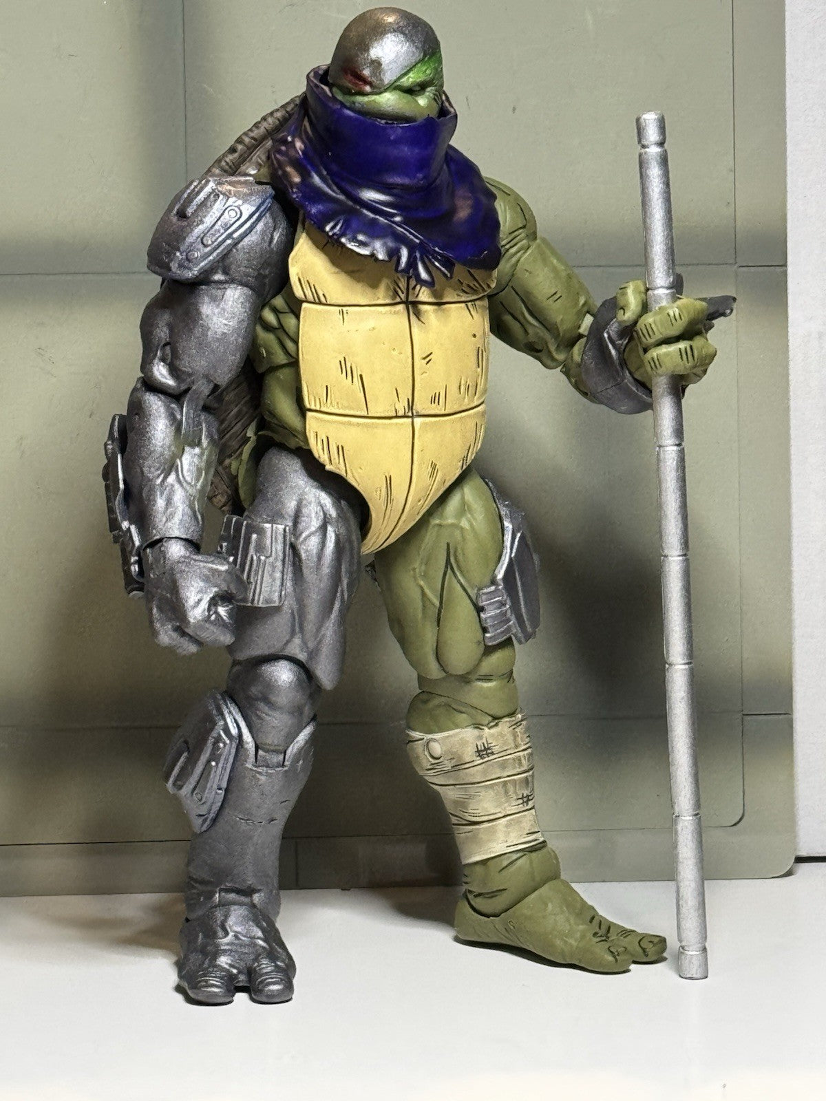 Custom Evil Donatello NECA TMNT Last Ronin Lost Years MetalHead Comic
