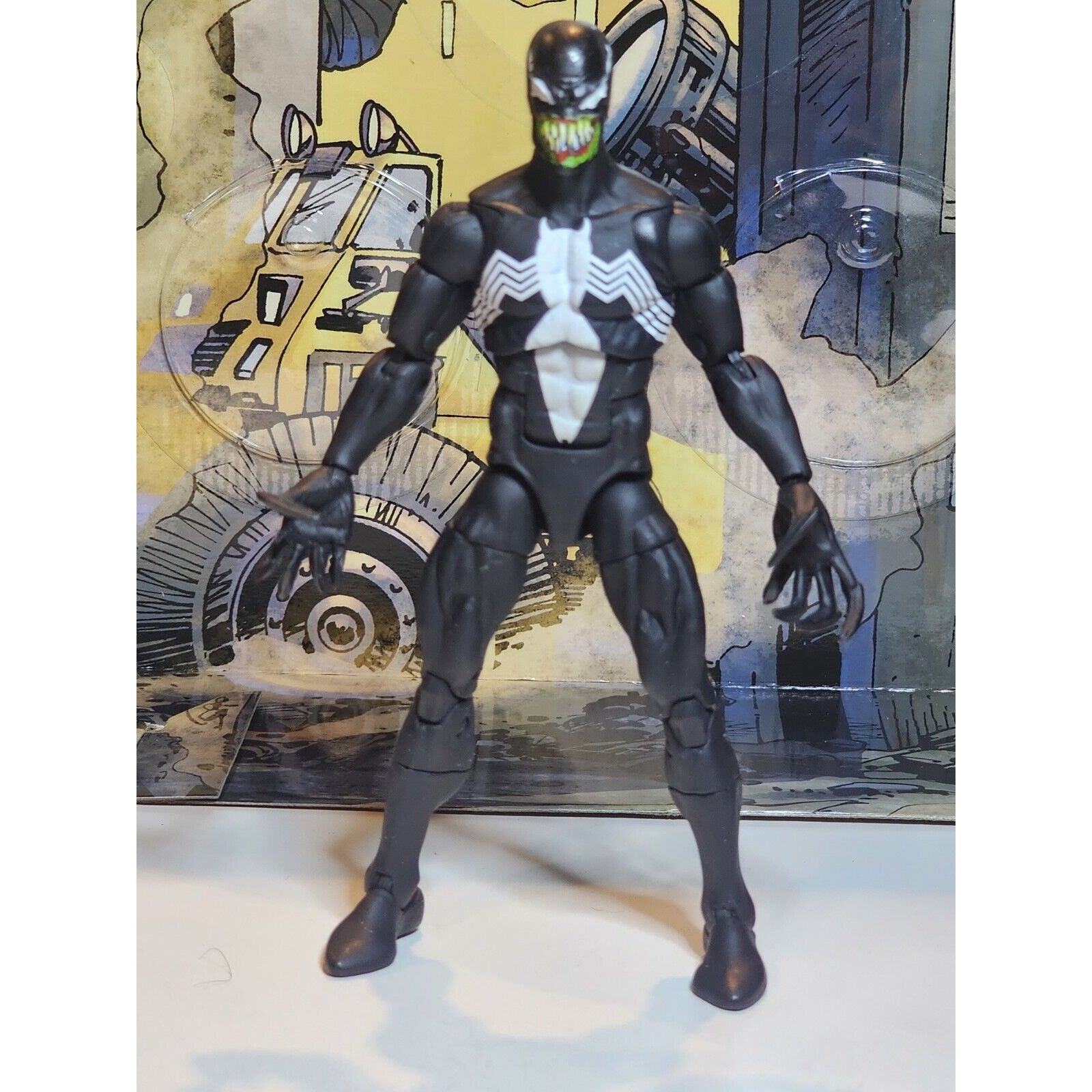 Custom Superior Venom Marvel Legends 6" Symbiot Spiderman Retro
